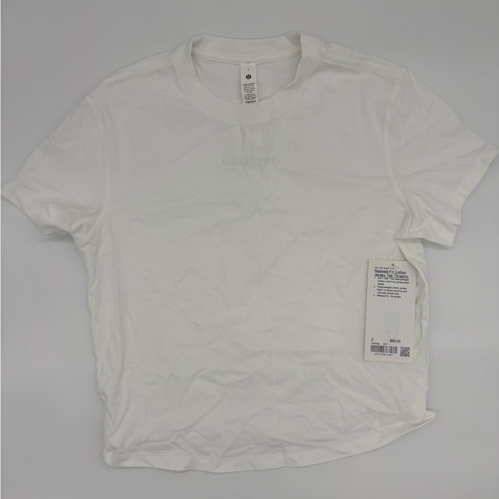 Lululemon athletica Relaxed-Fit Cotton Jersey Tee * Graphic